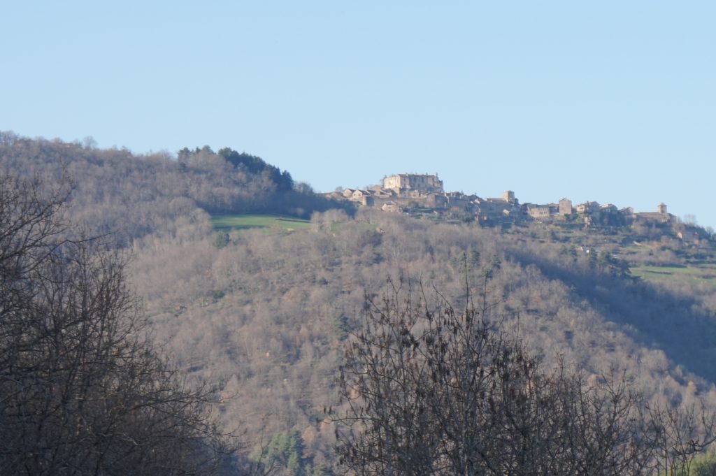 Castelnau Pegayrols depuis contrebas de Marzial