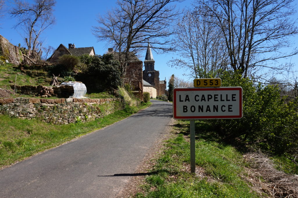 Panneau entrée La Capelle Bonance