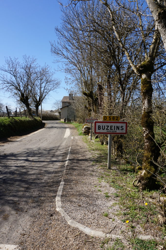 Panneau Buzeins Séverac d'Aveyron